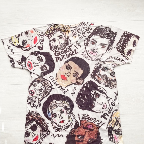 WACKY WACO Boys All Over Me TShirt Artwork By SETH BOGART Face POP Boy Singers - Picture 10 of 16